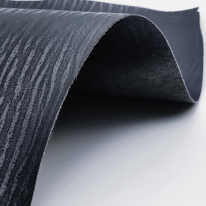 Groothandel PVC Streep Leer Kunstmatig Synthetisch Leer Houtprint Verpakking Portemonnee Doos Schoenen Notitieboek Kunstleer Stof 12