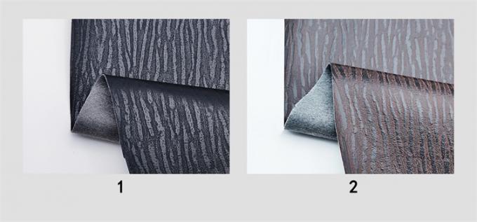 Groothandel PVC Streep Leer Kunstmatig Synthetisch Leer Houtprint Verpakking Portemonnee Doos Schoenen Notitieboek Kunstleer Stof 15