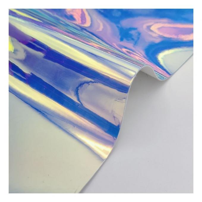 Regenboog Pu Holografisch Metalen Kleurrijke Spiegel Lederen Synthetische Kunstmatige Fals Schoenen Koffer Handtas Notebook Lederen Stoffen 11