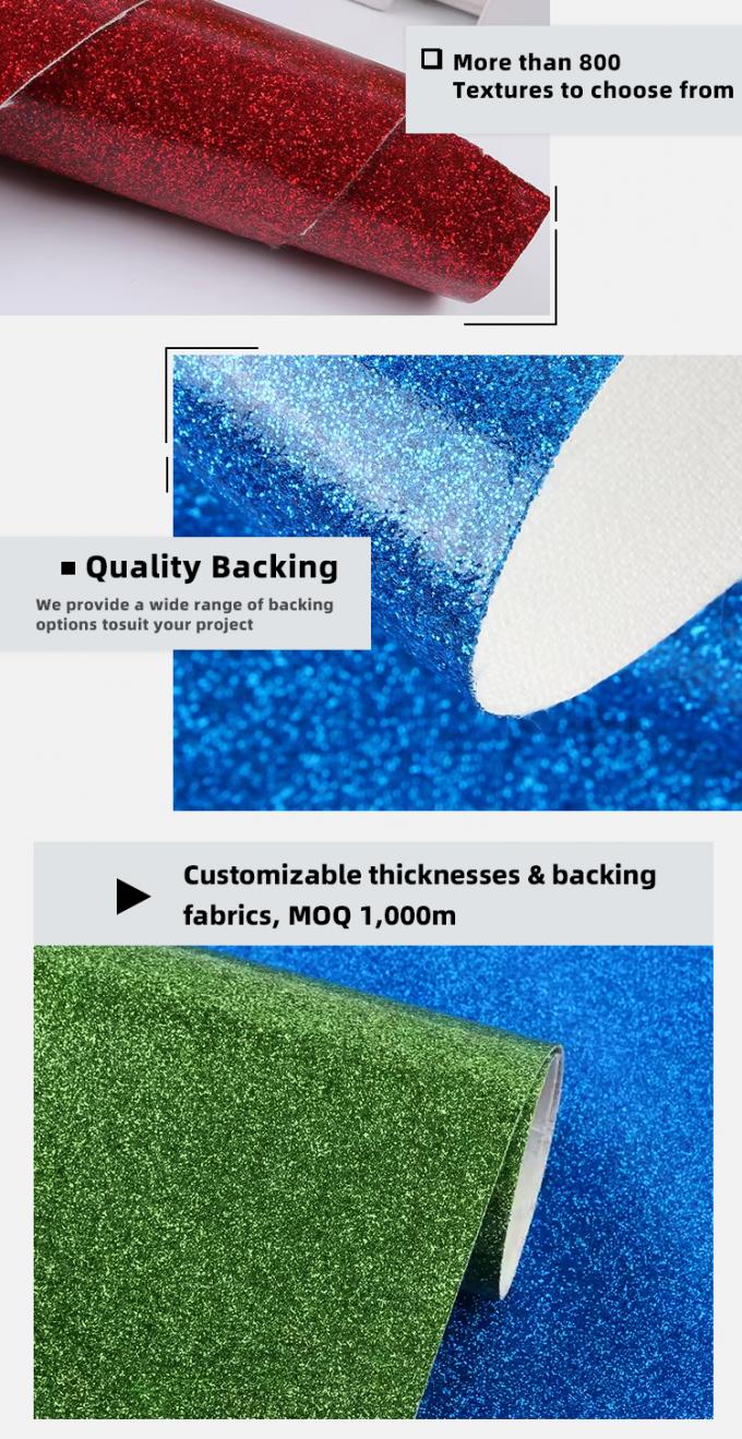 PU gecoate film glitter stof voor schoenen strik ambachten kunstleer synthetisch leer waterdicht stretch voor bankvoering buiten 5