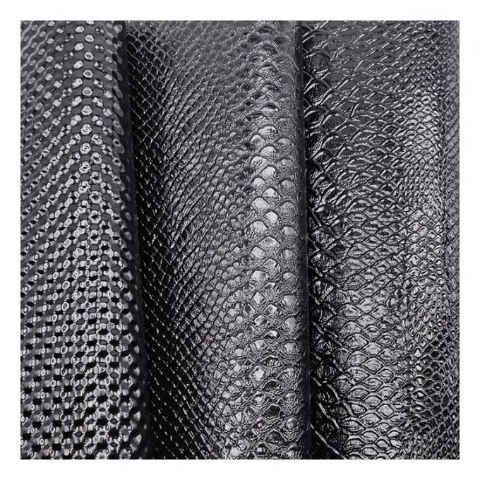 Hoogglanzend patroon PVC synthetisch leer dierpatroon schoenen zakken en tassen nepleerstof 7