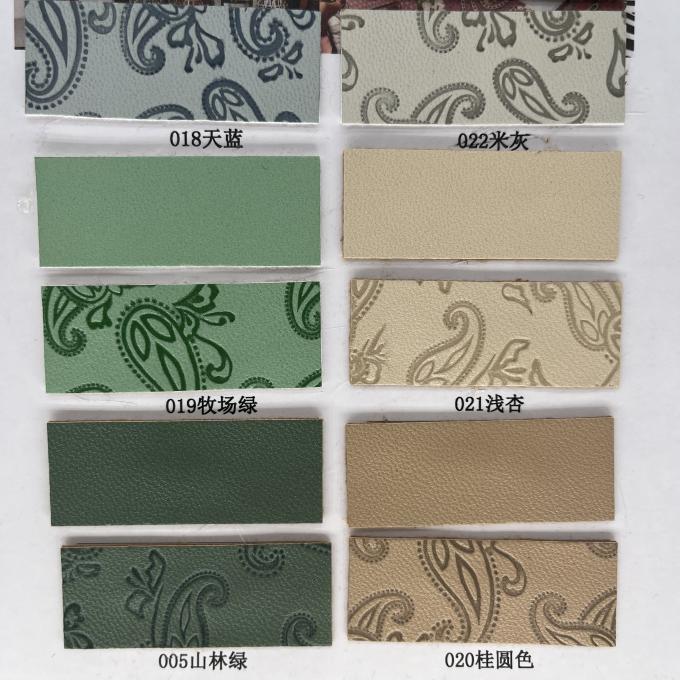 PU Geperst Synthetisch Leer voor Schoenentas Verpakking Tafelmat Synthetische Kunstleer Stof 13