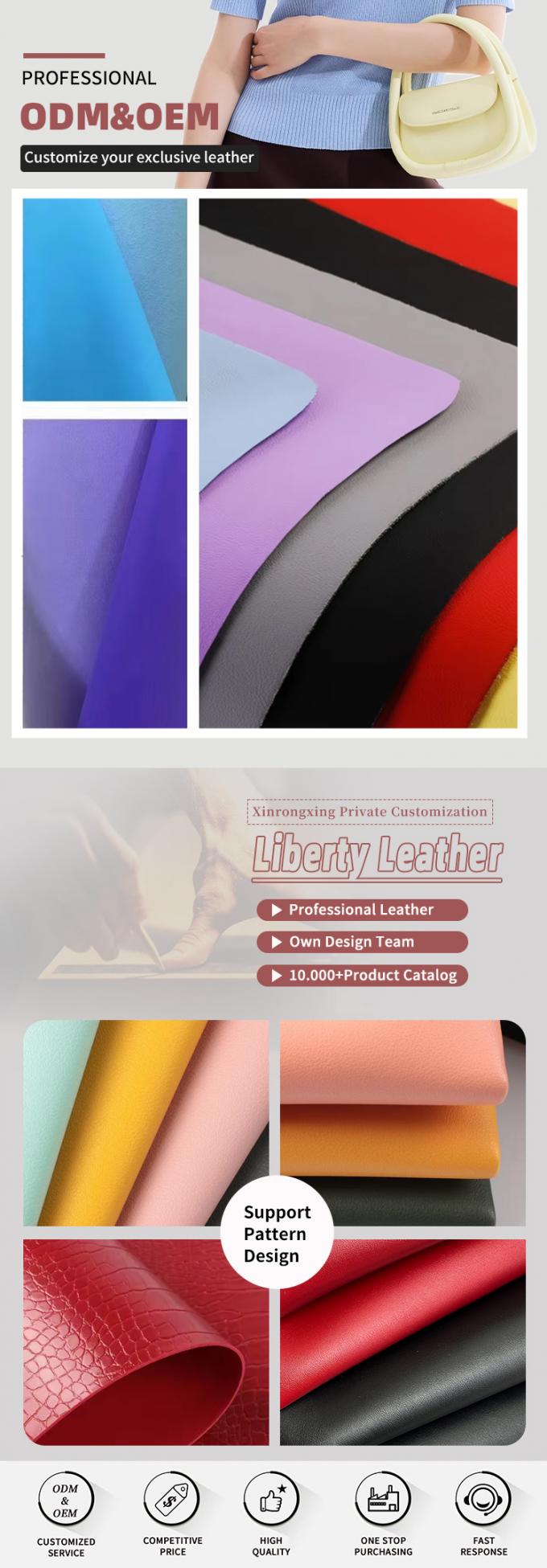 Imitatie Microfiber PU 5kg Schilvastheid Synthetisch leer voor schoenen Tas Gordel Sofa Mittens Fake leerstof 4